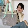 2 wind embroidered shoulder bag starry sky moon tote bag large capacity student class