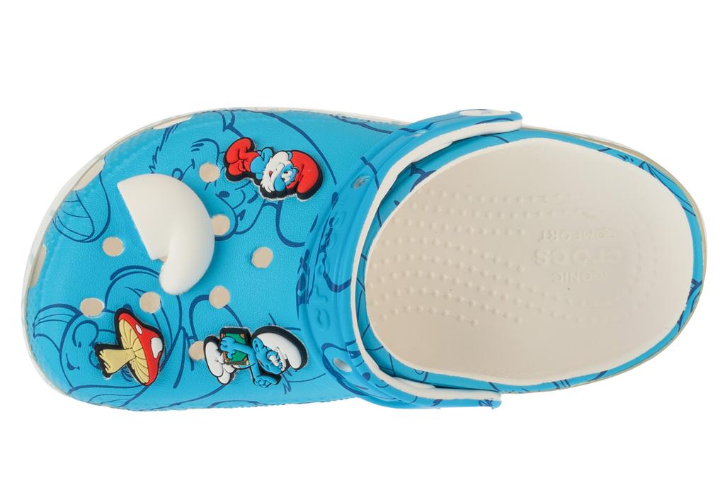 Crocs Classic Smurfs Clog Kids, for Boy Blue Slides
