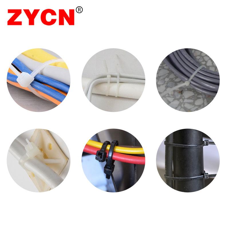 100PCS Self-Locking Plastic Nylon Cable Tie White Fastening Ring 1.9X100  3.5X300 Wire Zip Wraps Strap 2.7*200 Series Set
