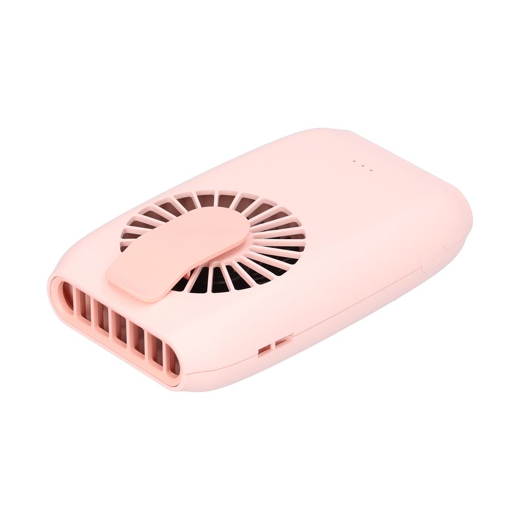 MultiFunctional ABS Mini Neck Hanging Fan Portable USB Charging Handheld Desktop Fan