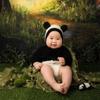 Baby Photography Props Suit Infant Panda Bonnet Long Sleeve Romper Newborn Photo Bodysuit SkinFriendly Baby Photo Outfit