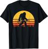 Retro Bigfoot Guitar T-Shirt, Vintage Sasquatch Rocker Tee T-Shirt