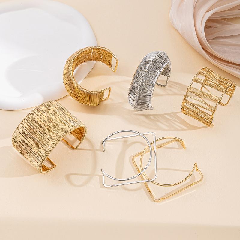 Alloy Bracelet Jewelry Fashion Simple Bracelet Personality Exaggerated Design Geometric Jewelry Women