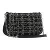 Michael Kors MK Empire Classic Quilted Zipper Closure Fabric Tote Shoulder Bag Women bags Black 32S4S8EW6C-BLACK