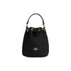 Dempsey 15 Letter Logo Drawstring Bucket Bag Women Bags Black CN683-IMBLK