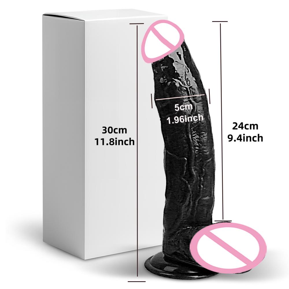 Realistyczne Dildo Ogromny Duży Sztuczny Penis z Przyssawką Elastyczny Sztuczny Dick Żeńska Wagina Analna Masturbacja Dla Lesbijek Zabawka Seksualna