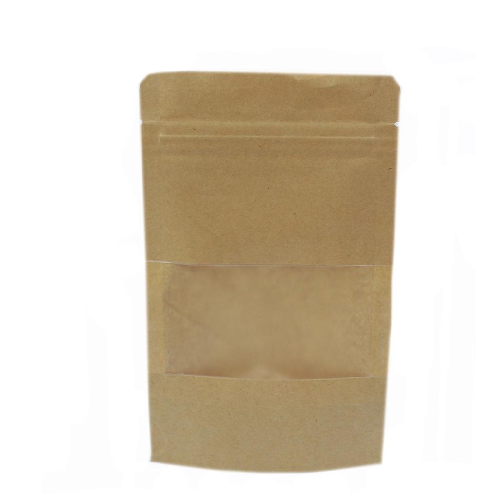 Kraft Window Bags 12x20 cm, 10 Pack
