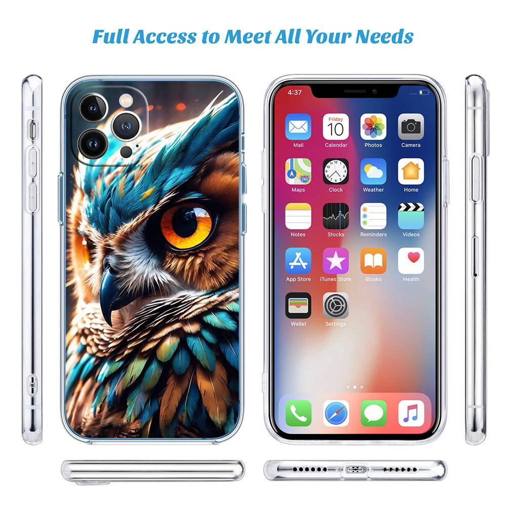 PP15 Cartoon Owl Phone Case for Motorola Moto G10 G20 G30 G31 G32 G34 G35 G41 G42 G50 G51 G52 G55 G60 G60S G62 G71 G72 G75