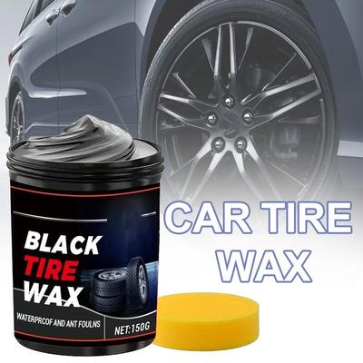 150g Professional Tire Shine&Repair Paste: Restore Protection, Agent Fix Waterproof Gloss, Scratches, UV Black Car Resistan O3G6