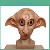 Máscara Realista Cosplay Elfo Dobby Fantasia de Halloween Adereço de Chapéu Marrom Látex Estilo Animal