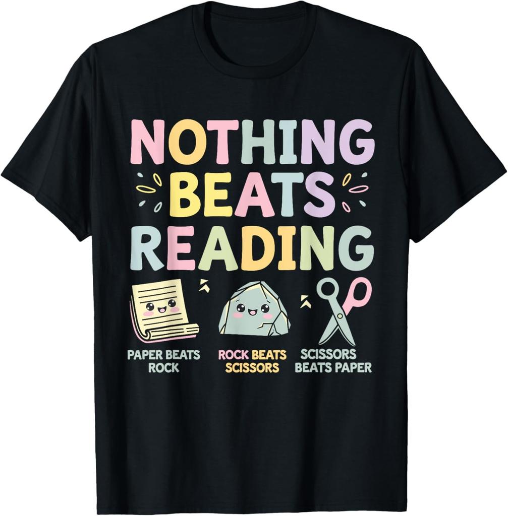 Nothing Beats Reading Book Librarian Across America T-Shirt