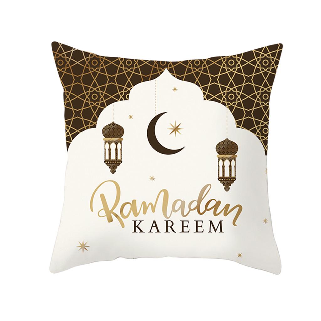 Ramidos Muslim Ramadan Pattern Polyester Cushion Cover  Case Home Decor