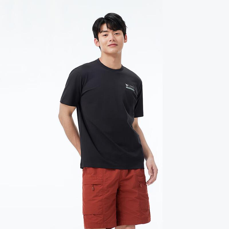 CAMEL Men's A15BAVV023 Quick-Dry Crew Neck Running T-Shirt