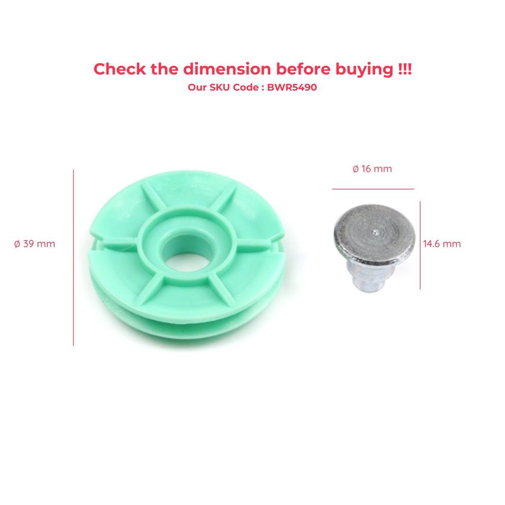 BWR5490 Front Window Regulator Corner Wheel for Renault Trafic Vivaro MK2 Fiat Ducato Boxer Jumper Relay MK2 MK3 7700311818