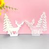 Holiday Themed Silicone Molds for Christmas Candlestick Holders 2 Packs Easy to Demold for Party Decoration Accessory