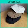 Pure Color Newsboy Cap For Men Women Summer Sun Protection Vintage Style Polyester