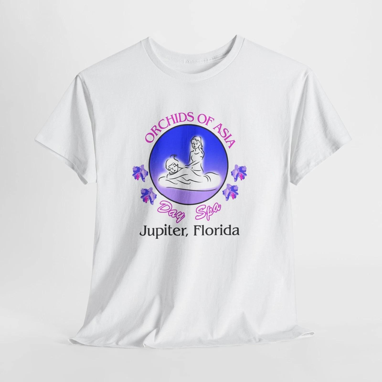 Orchids of Asia Spa Tee | Jupiter Florida Orchid Logo M