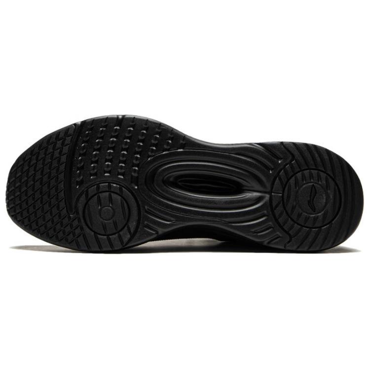 New LiNing Liuyun Anti Slip Wear Resistant Low Top Casual Running Shoes Men's Black AGLU089-5