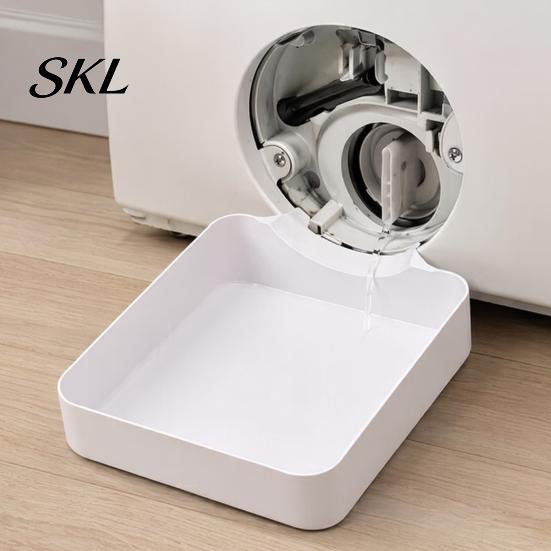 Washing Machine Water Catcher 3D Printed Drain Tray, Leakproof Collector for Drainage Tray Washer, Universal Washer Accessories