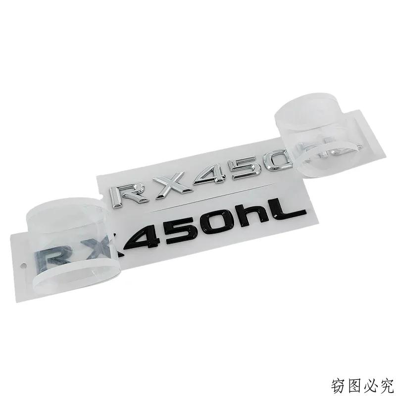 Litery ABS Emblemat Boczny Karoserii Samochodu Naklejka na Tylną Klapę dla Lexus RX450hL RX450h RX200t ES200t ES300H IS300 GX470 GX460