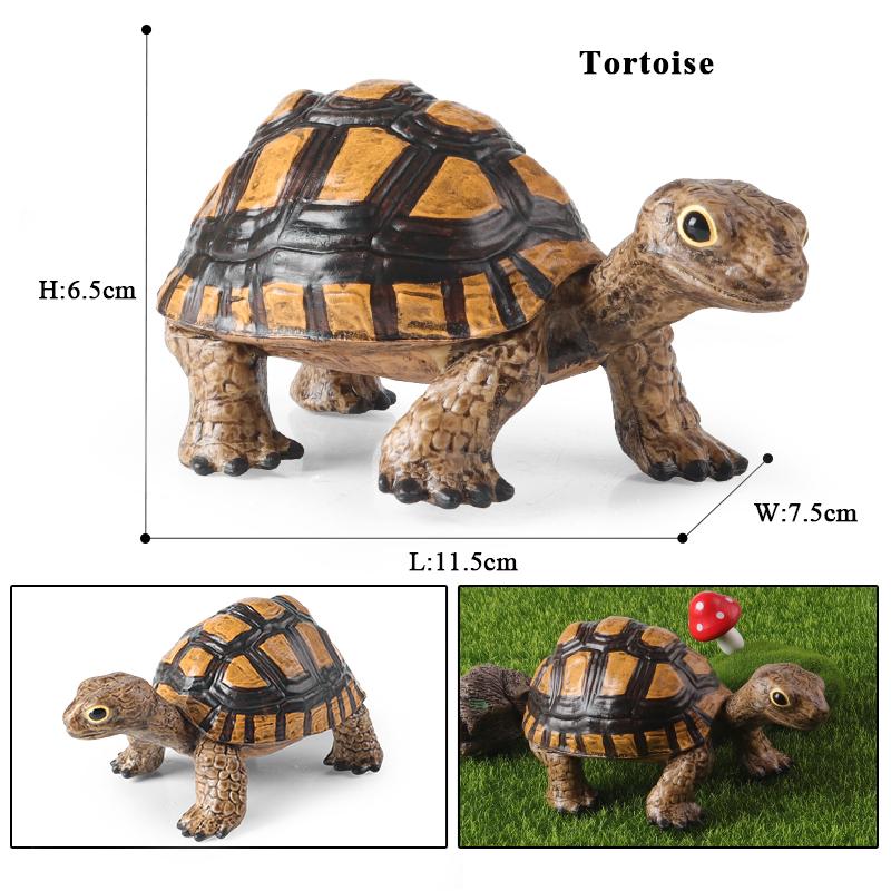 Oenux Ocean Animals Leatherback Tortoise Turtle Growth Cycle Sea Life Model Figurines Action Figures PVC Education Kid Toy Gift