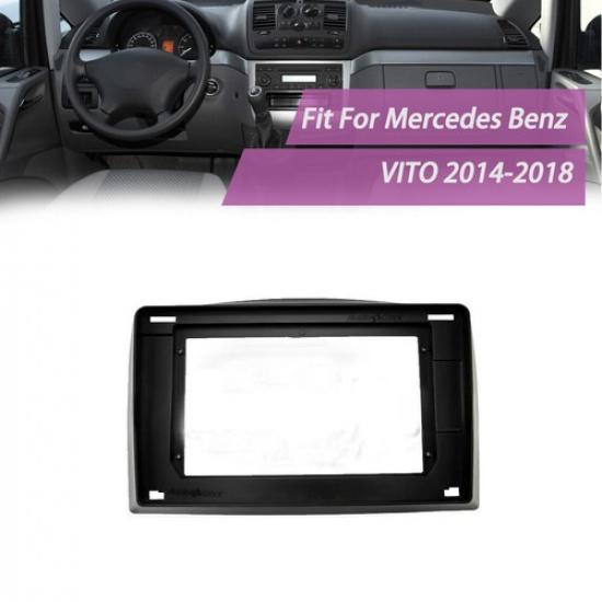 

Auto Fascia Stereo Radio Bezel Panel Frame Trim For Mercedes Benz VITO 2014-2018