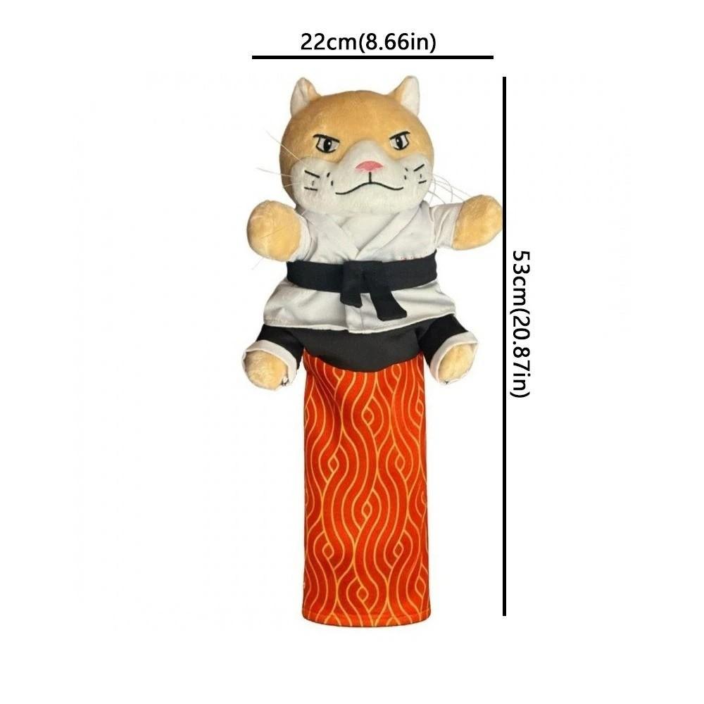 Cartoon Katze Karate Kätzchen Puppe Robuste Polsterung Schützende Unterarmhülle Katzen Ringer Puppe Verschleißfest Interaktiv