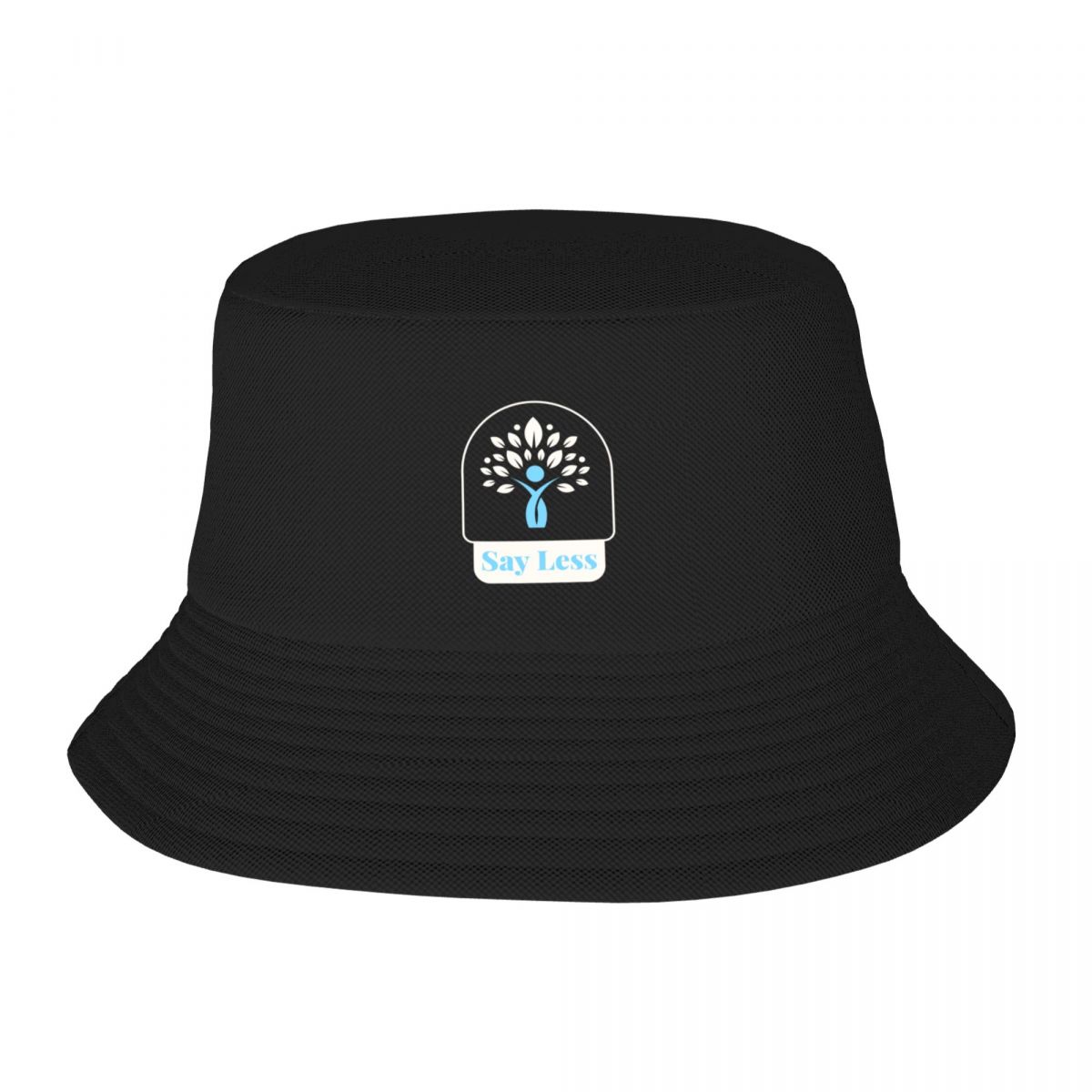 

New Say Less Bucket Hat black Fishing Caps fishing hat Women s Hat Unisex s
