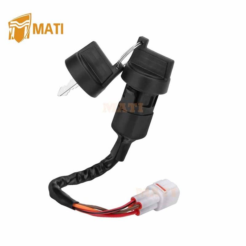M MATI Ignition Key Switch for Yamaha YFM300 Grizzly 300 2012-2013 1SC-H2510-00-00