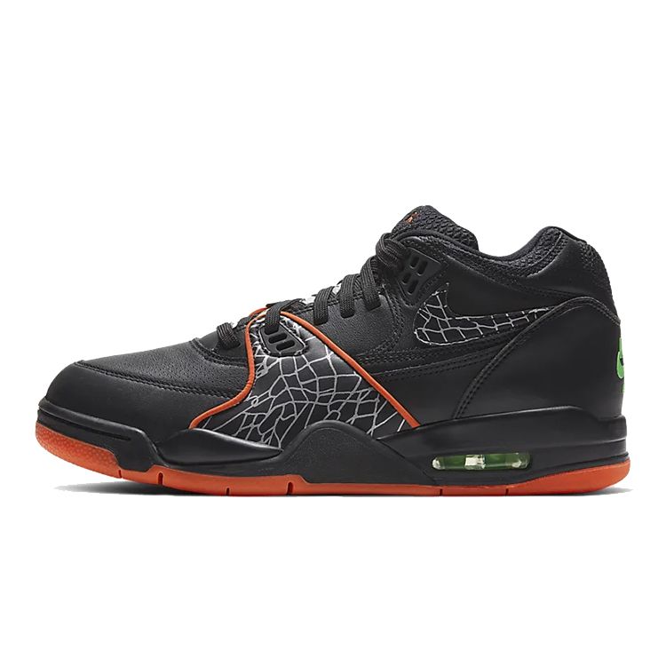 

Кроссовки унисекс Nike Air Flight 89 QS Orange Blaze черные Green-Strike CT8478-001