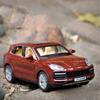 1:32 Cayenne Turbo 911 GT3 Car Model Toy Alloy Diecast Music Light Doors Opened Pull Back Miniature Vehicle Boy Interactive Toys
