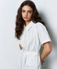 MANAVIS7 Mar Long Shirt Dress [White]