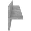 Wall Shelves 2 pcs Concrete Grey 80 x 11.5 x 18 cm Particleboard