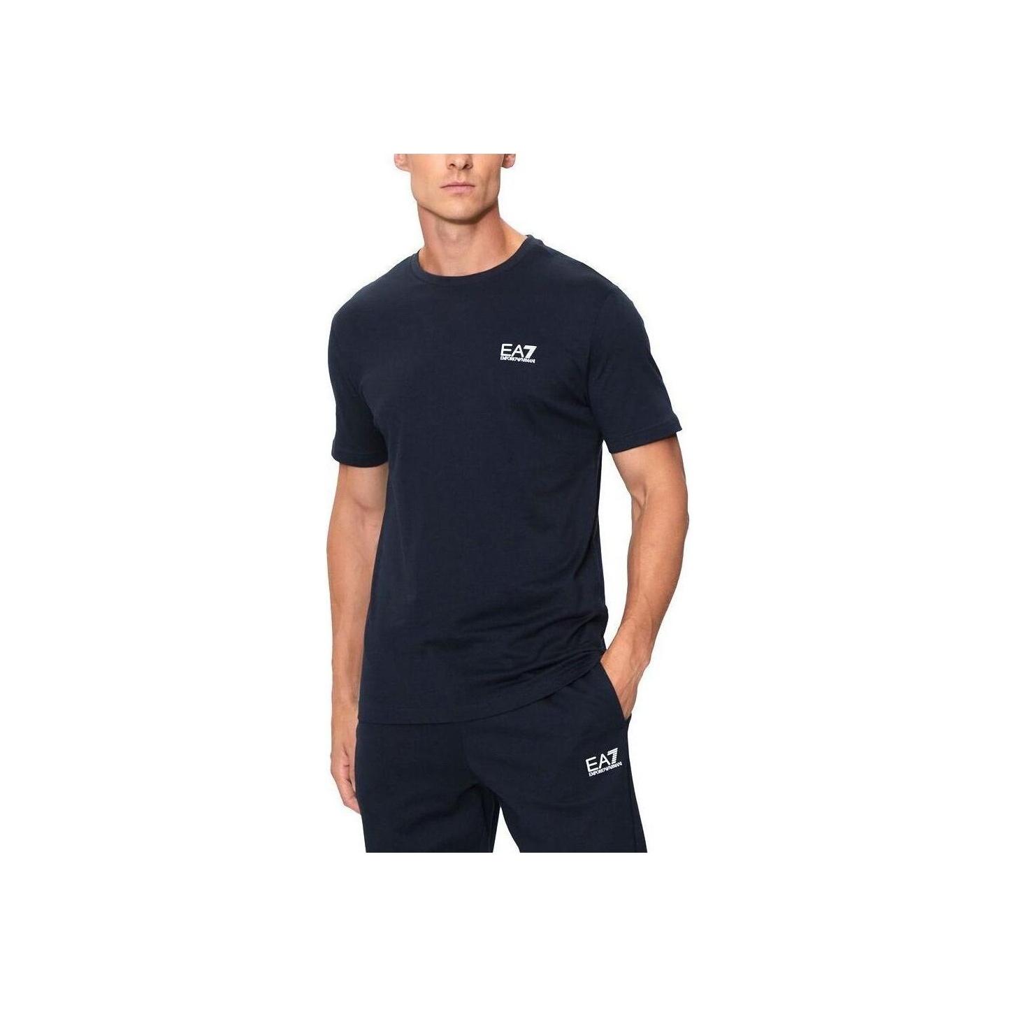 

Emporio Armani EA7 Logo Crew Neck Short Sleeve T-Shirt Men tops Blue 8NPT26-PJVQZ-1562 XL