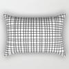 Black and White Simple Geometric Rectangle Pillowcase Home Decor Car Sofa Cushion Cover Home Decor Accessories 30x50cm