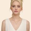 UHBINYCA Elegant Natural Pearl Pendant Necklace for Women, Stainless Steel Chain&OT Buckle Anti Rust Jewelry