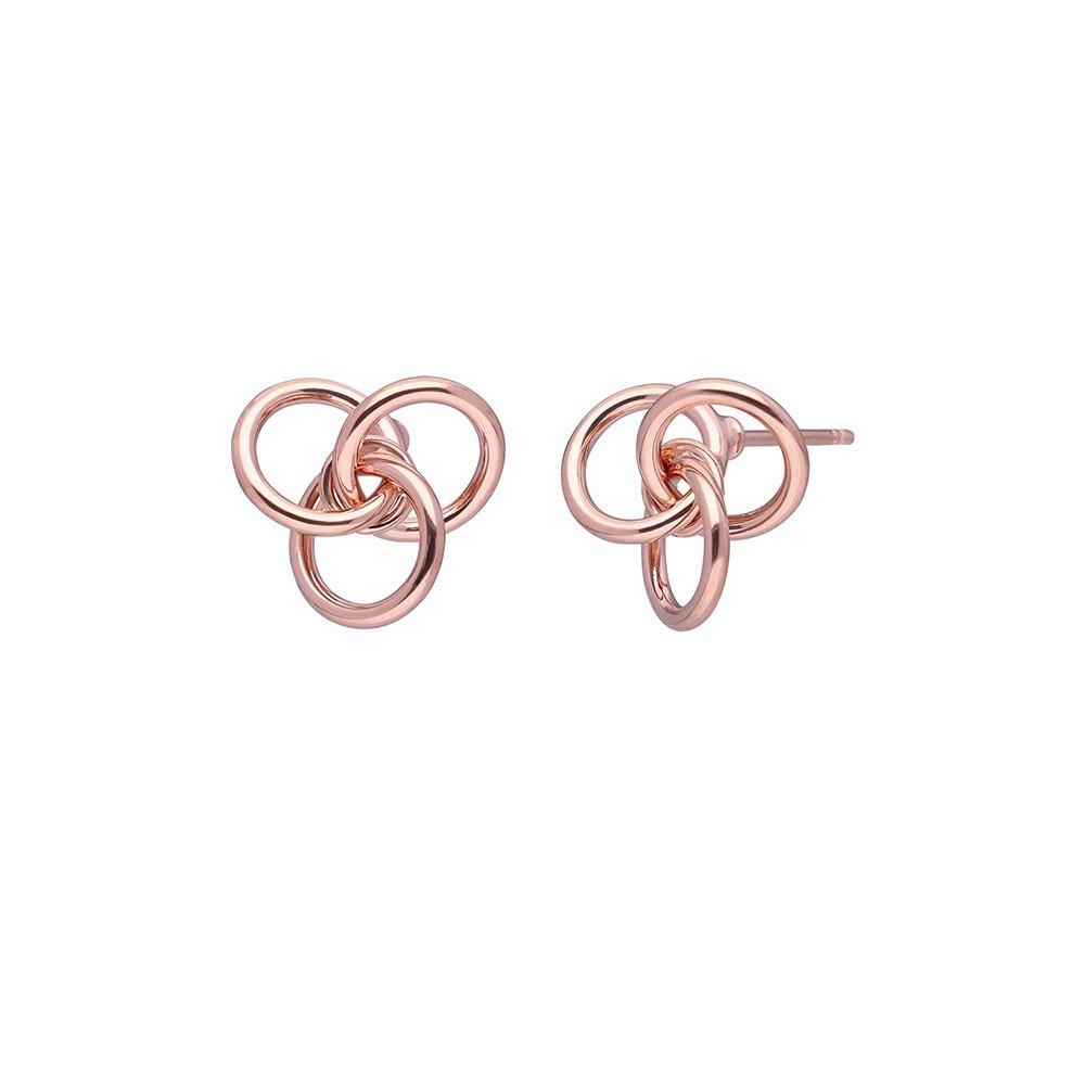 [Worn by Stayc Si-eun, Se-eun, and Billlie Moon Soo-ah] Triple Round Ring Earrings