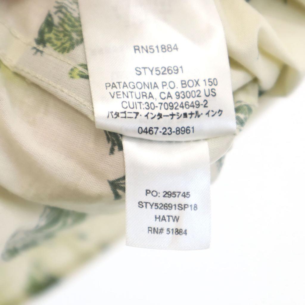 Patagonia Bear Pattern Short Sleeve Go To Shirt S Outdoor 52691SP18 Men's Used