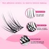 1 Box Self Adhesive Eyelash,Pre Glued Eyelash,Cluster Eyelash,No Need Glue,Easy To Put On, Diy Eyelash Extension