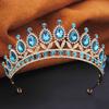 Princess Tiara Crown Headband for Women Elegant Queen Bridal Bride Headwear Hair Jewelry Gift for Wedding Dress Accessories