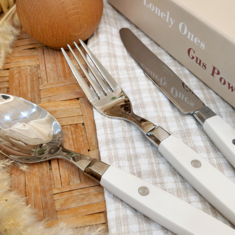 ANNOVA Oreo & Retro Dinner 3-piece Set 01. Oreo White Dinner 3 types