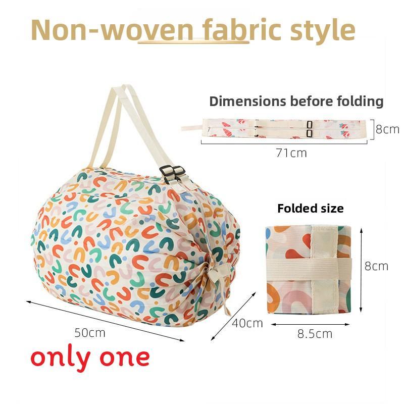 Ecofriendly Nonwoven Shopping Bag With Foldable Design For Travel And Grocery Use