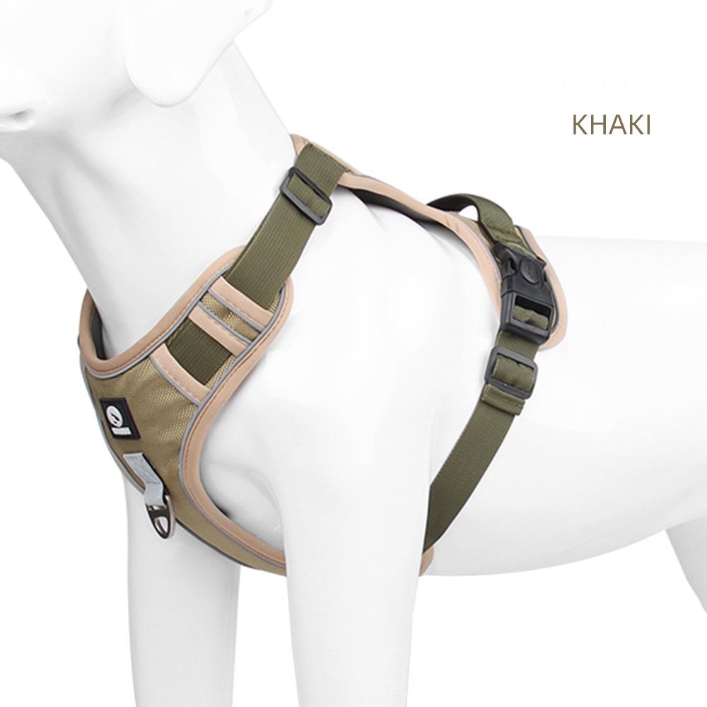 Anti-Pull Reflective Dog Harness with Multi-Point Adjustment No Pull Pet Vest for Pet Dogs Chew Proof and Durable