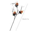 Realistic Halloween Pumpkin Branch Spooky Black Pumpkin Stems  Thanksgiving Decor