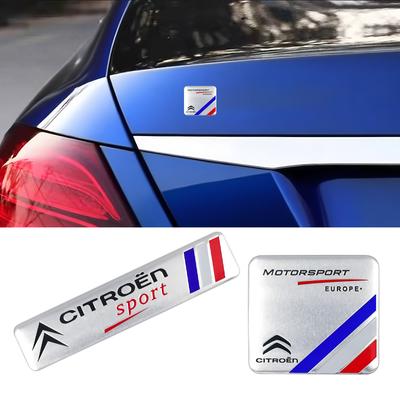 3D Aluminum Car Emblem Badge Rear Trunk Sticker For C2 C3 C4 C5 C6 C1 DS3 DS4 DS5 DS7 Xsara Berlingo Saxo Picasso