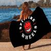 S-Spit F-Fires Logo Coperta in Microfibra Asciugatura Rapida Teli da Spiaggia Stampa Sovradimensionata Super Assorbente Coperta Asciugamano per Piscina