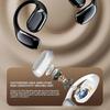 P-Q10 AI Smart Translation Earbuds BT Headset Digital Display Hanging Ear Wireless Earphones - Cyan