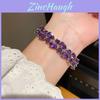 Minimalist Geometric Zircon Stone Bracelet For Women With Elegant Copper Design Ideal For Gift
