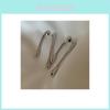 Stylish Geometric Alloy Earrings For Women Asymmetrical Fashion Jewelry 2023 Summer
