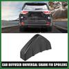 Motoforti 4pcs Matte Balck Universal Car Rear Lower Bumper Splitter Lip Wing Diffuser Shark Fin Spoiler Universal with Screw for Car SUV Long-lasting